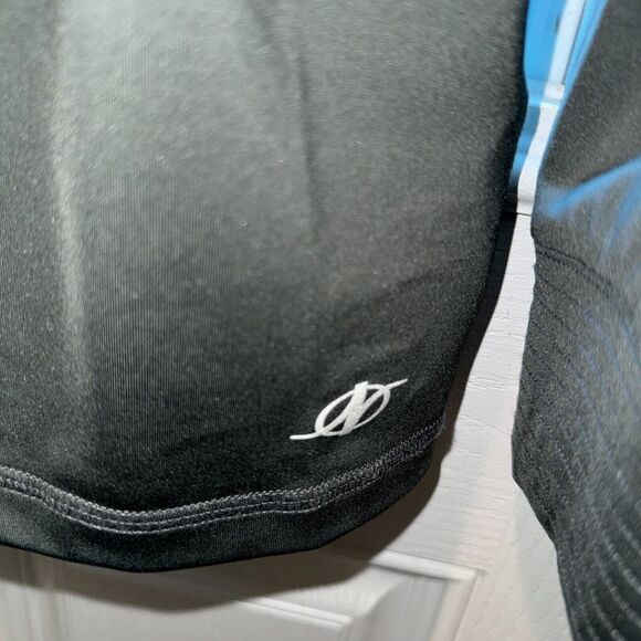 NordicTrack Full Zip Jacket Womens XL Black Stretch Mock Neck Logo - Picture 5 of 11